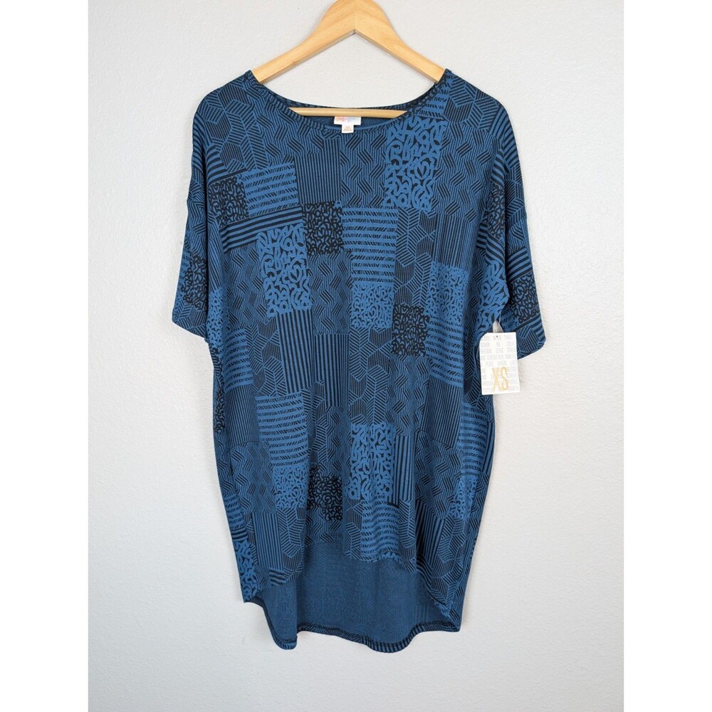LuLaRoe Randy Womens Geometric‎ Raglan Shirt XS